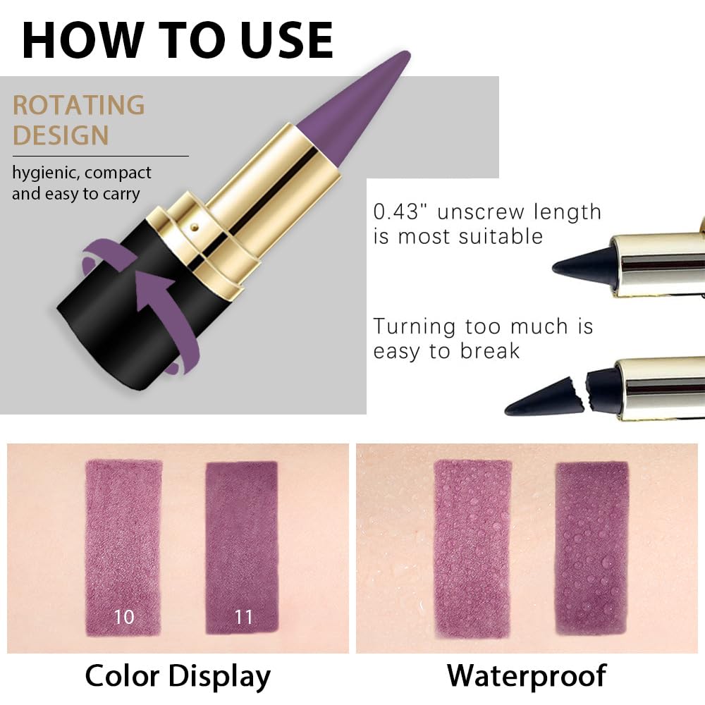 Kaely eyeliner in evening makeup setting showing dramatic color for special occasions