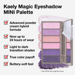 Kaely lifestyle model wearing shades showing color payoff and event-ready look