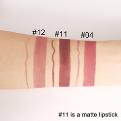 Kaely lips application demonstration showing defined matte finish and lasting wear
