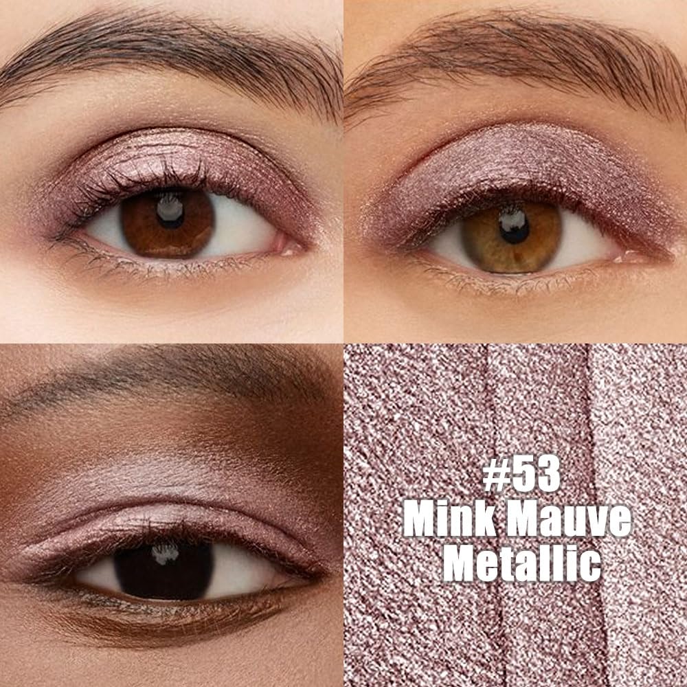 Kaely texture close-up illustrating creamy glide and even metallic pigment