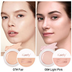 Kaely open pots revealing creamy texture for easy blending and coverage