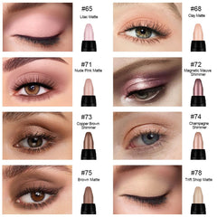 Kaely open set displaying eight shade sticks for quick shade selection and portability