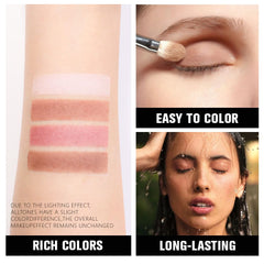 Kaely shimmer pigment detail highlighting luminous sparkle for brightening