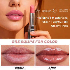 Kaely single stick open showing applicator and quick, smooth glide for touch-ups