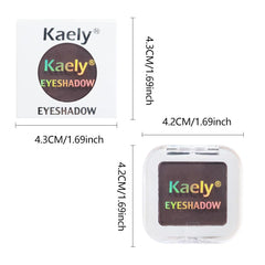 Kaely beside coin for scale showing compact size for travel convenience