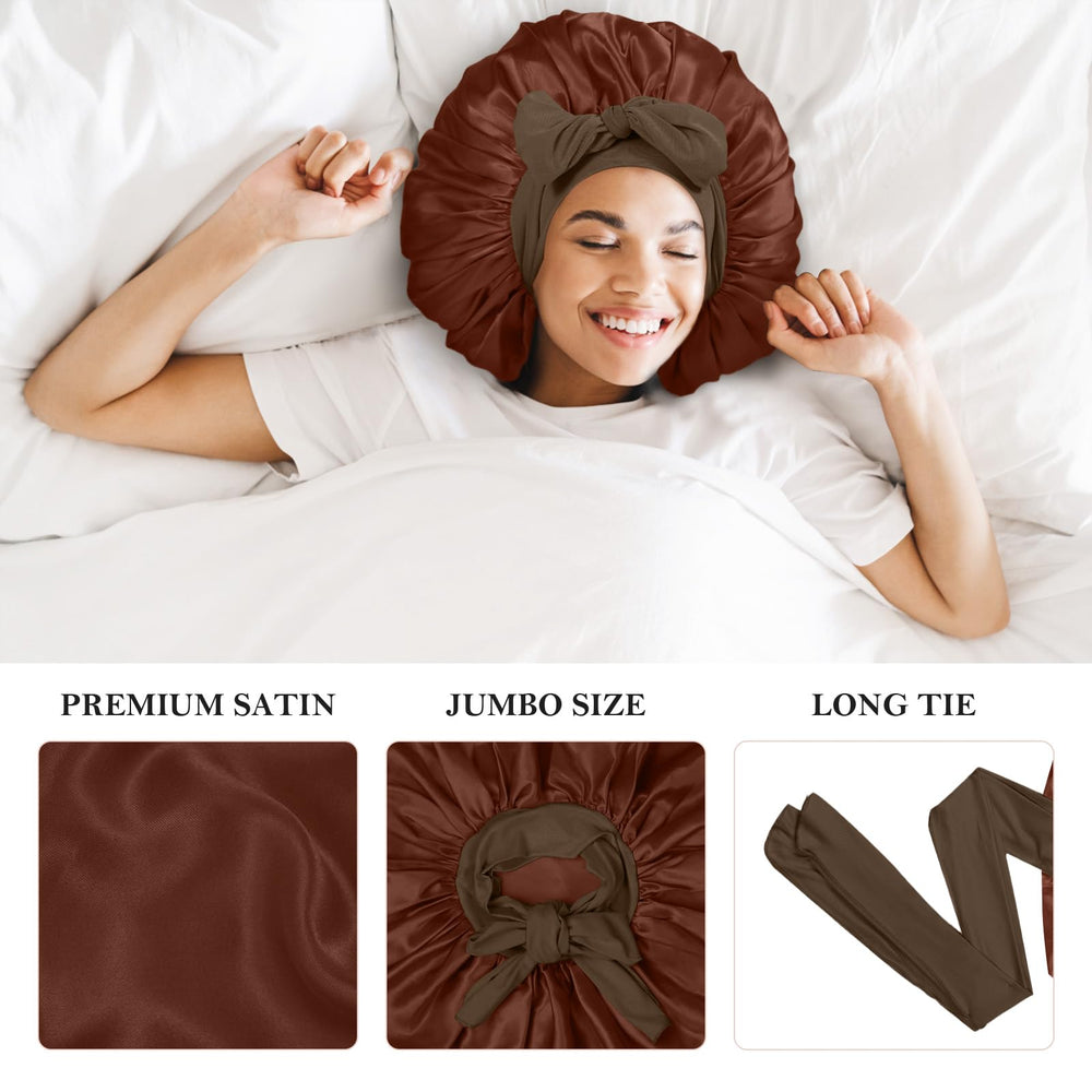 kafteri bonnet adjustable tie band demonstrates secure customizable fit
