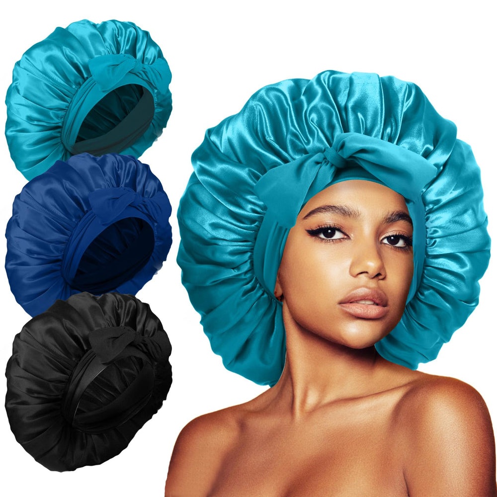 Kafteri bonnet front view showing jumbo fit and protective coverage benefit