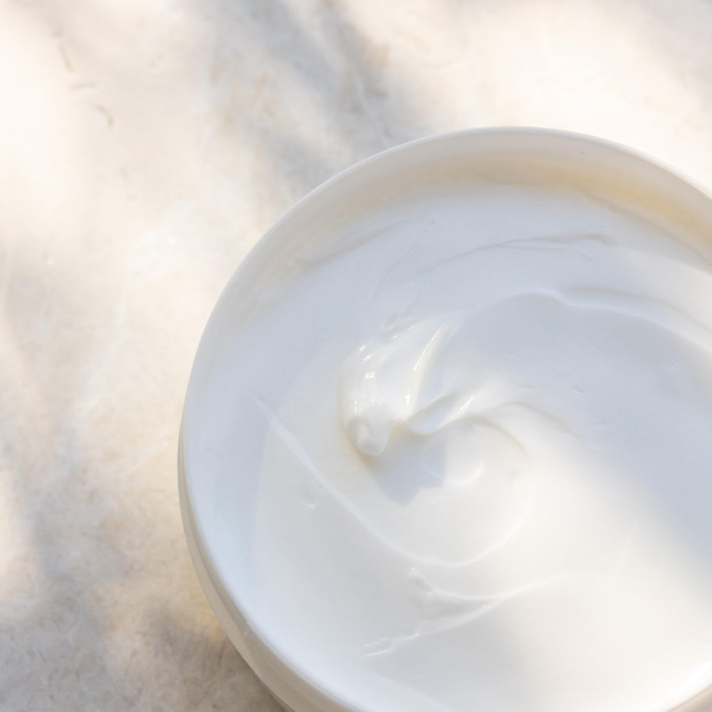 kai in hands application, shows smooth spread and quick absorption