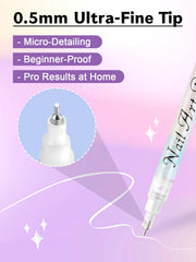 Kalolary close-up of 0.5mm tip showing fine precision for detailed designs