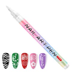kalolary white nail art pen front view showing compact design and ease