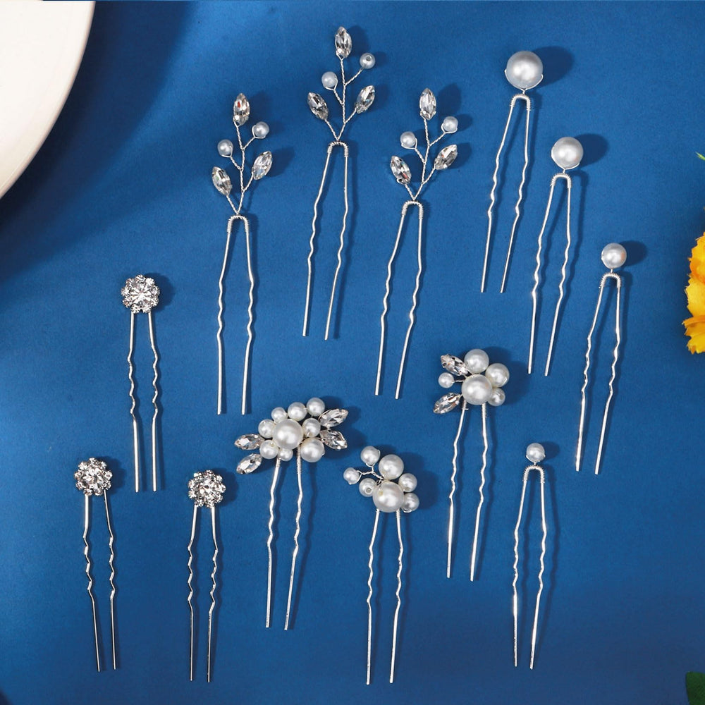 KALOLIA front view of all 13 pins showing set arrangement and elegance