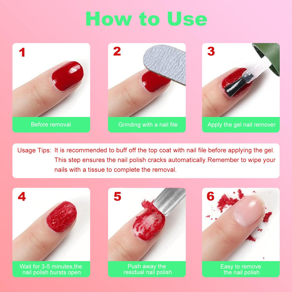 KALYFADIO application in use on nail demonstrating quick cracking and easy removal