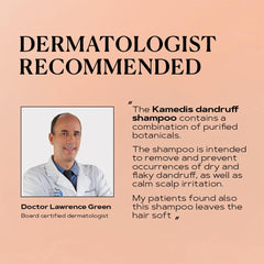 KAMEDIS zinc pyrithione ingredient close-up highlighting antifungal support
