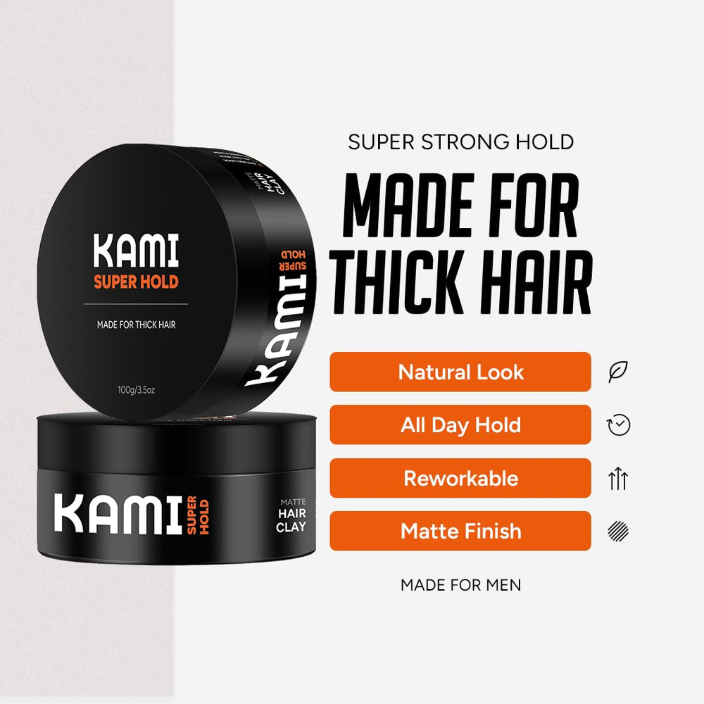 Kami open jar revealing clay texture that indicates strong hold and easy workability