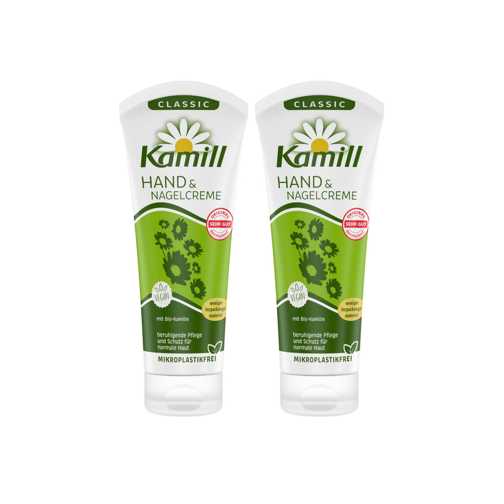 kamill classic front tube showing branding and chamomile benefits