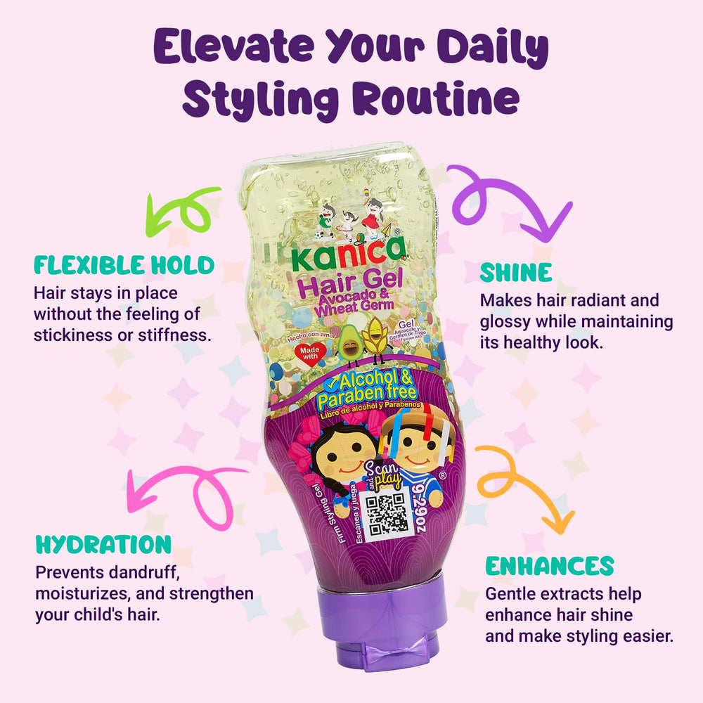 KANICA label close-up showing ingredients and paraben-free claim