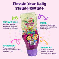 KANICA label close-up showing ingredients and paraben-free claim