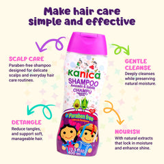 KANICA label and ingredients panel showing paraben-free transparency benefit