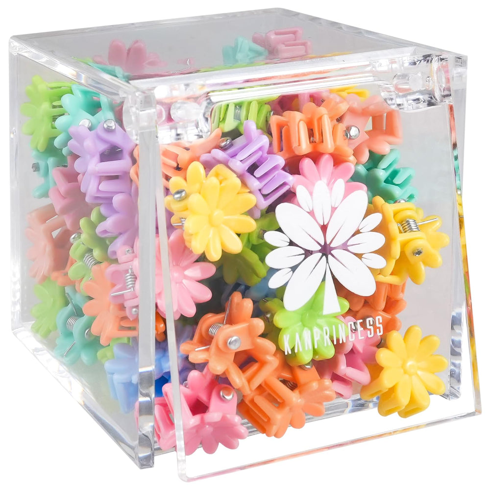 KANPRINCESS front box packaging with colorful mini claw clips and gift-ready look