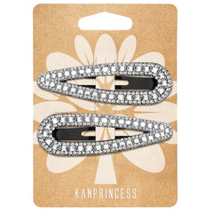 KANPRINCESS front view showing sparkling clips and secure hold