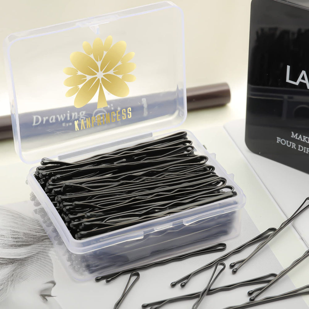 KANPRINCESS pins organized in a clear box for quick access and transport