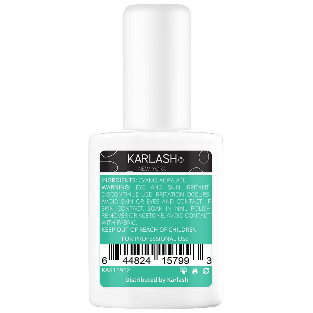 Karlash glue gel texture swatch highlighting smooth, spreadable consistency