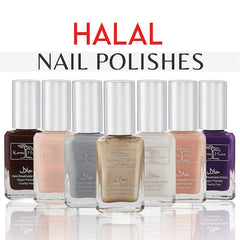 karma organic Jamila being applied to nails demonstrating smooth finish benefit