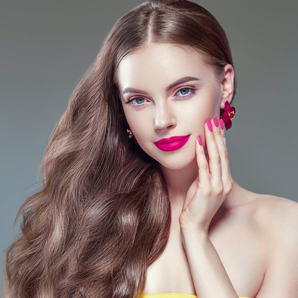 karma organic brush stroke of VERONICA showing smooth fast-dry application benefit