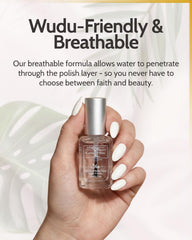 karma organic texture macro revealing non-tacky dry surface benefit