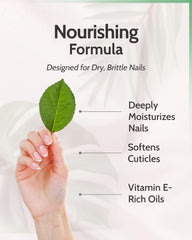 Karma Organic applied to cotton pad removing polish gently and effectively