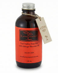 karma organic front bottle shows sleek packaging and gentle remover