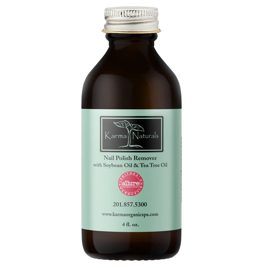 karma organic front bottle showing clean packaging and gentle formula benefit