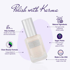 karma organic brush stroke displaying smooth application for even coverage