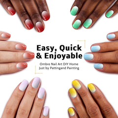 Karroy color swatch palette displaying intense pigments for vibrant gradients