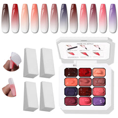 Karroy front packaging showing 12 gel colors and quick benefit