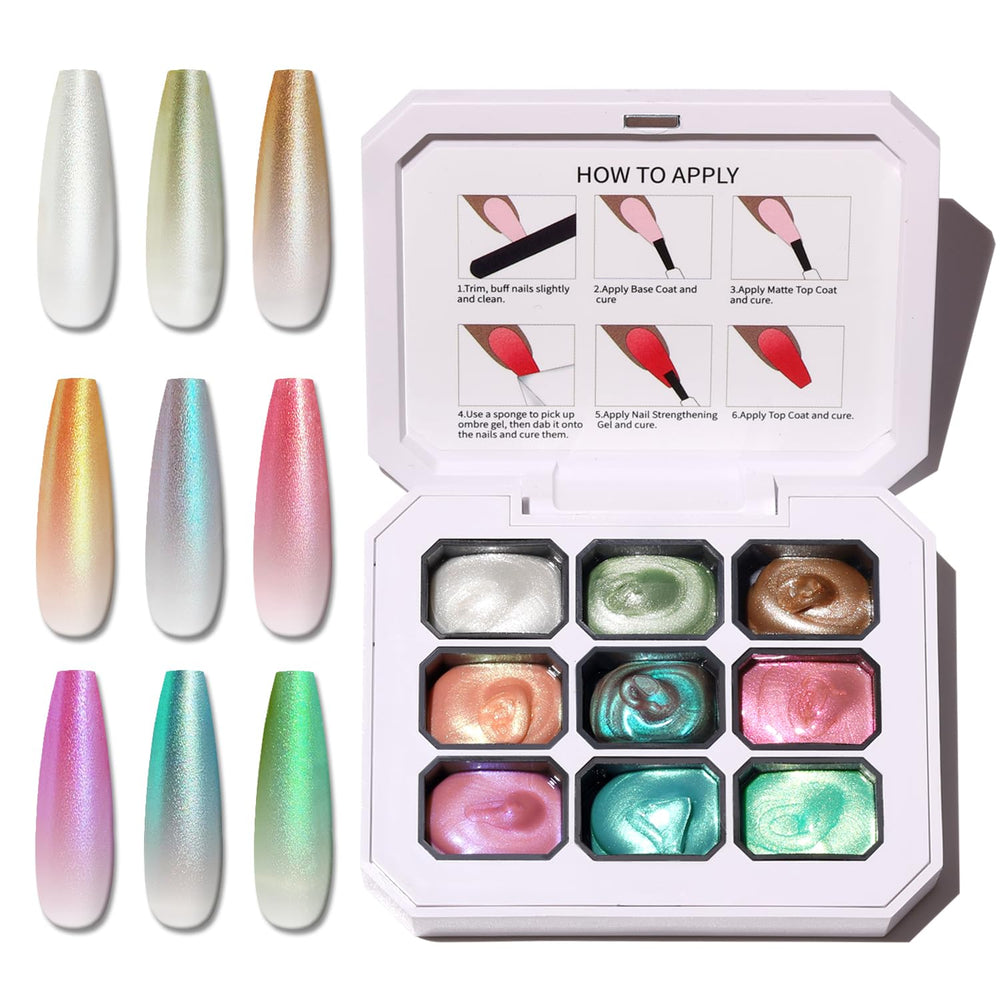 Karroy front packaging bottle set showing nine vibrant colors and compact kit benefits