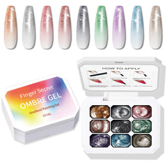 Karroy front packaging showing nine gel pots and vibrant color preview for easy selection