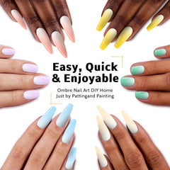 Karroy open palette with twelve solid gel colors for versatile looks