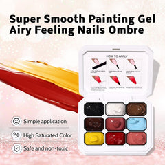 Karroy sponge application demonstrating dabbing technique for smooth ombre blending benefit