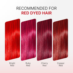 Karseell before and after comparison enhancing red tones and reducing brassiness
