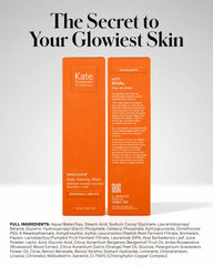 Kate Somerville papaya pineapple pumpkin ingredients display underscoring enzymatic exfoliation benefit