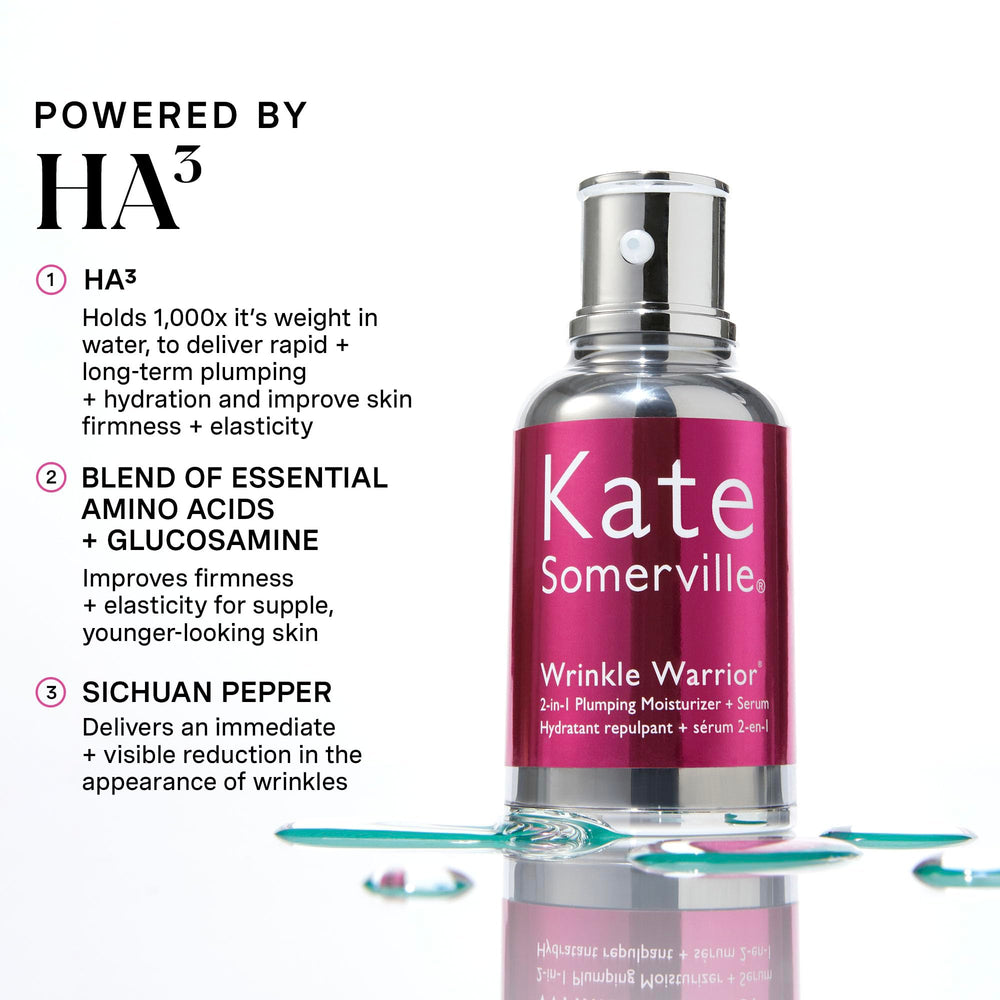 Kate Somerville pump dispenser detail for easy measured application
