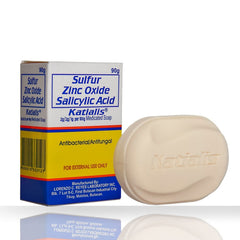 Katialis soap bar front packaging showing brand and ingredients for reliable cleansing