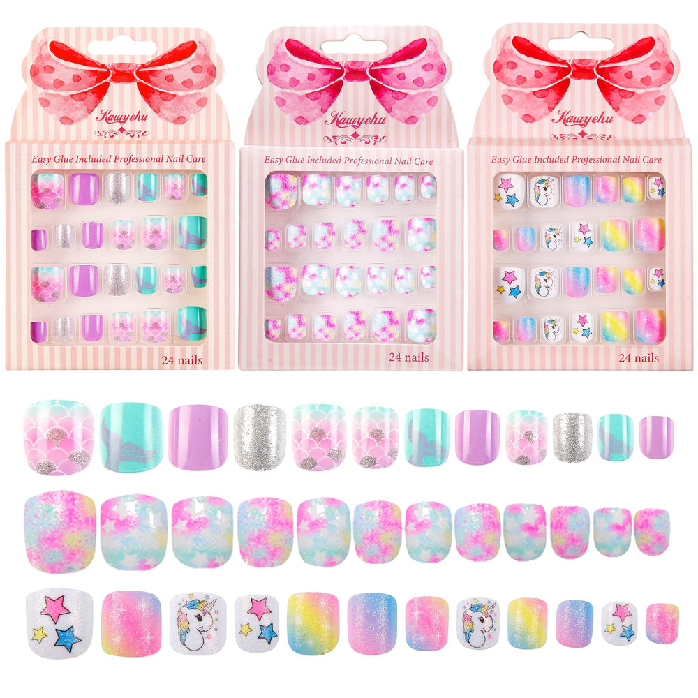 Kawyehu front packaging showing mermaid and unicorn designs, perfect for parties