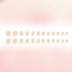 Kawyehu hand applying a press-on nail demonstrating quick, glue-free use