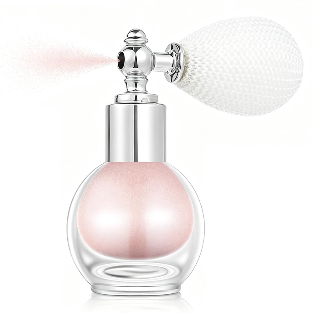 Kaynest bottle front label showing nude pink shimmer and travel-friendly design benefit