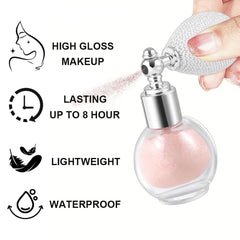 Kaynest face application on cheekbones showing luminous highlight for photo-ready glow benefit