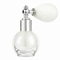 Kaynest front bottle showing pearl white highlighter spray for festival-ready glow