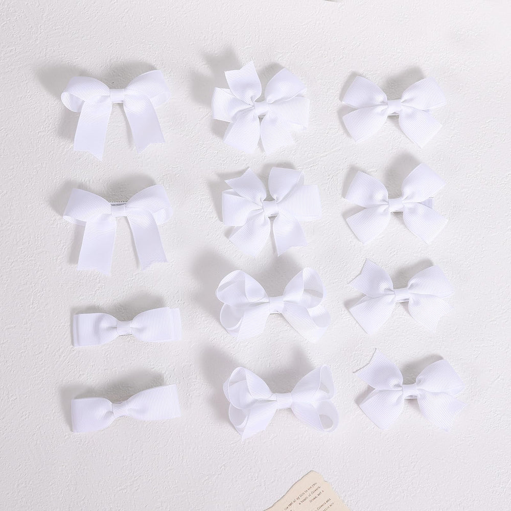 KCHIES bow beside ruler showing 3-inch size for correct fit consideration