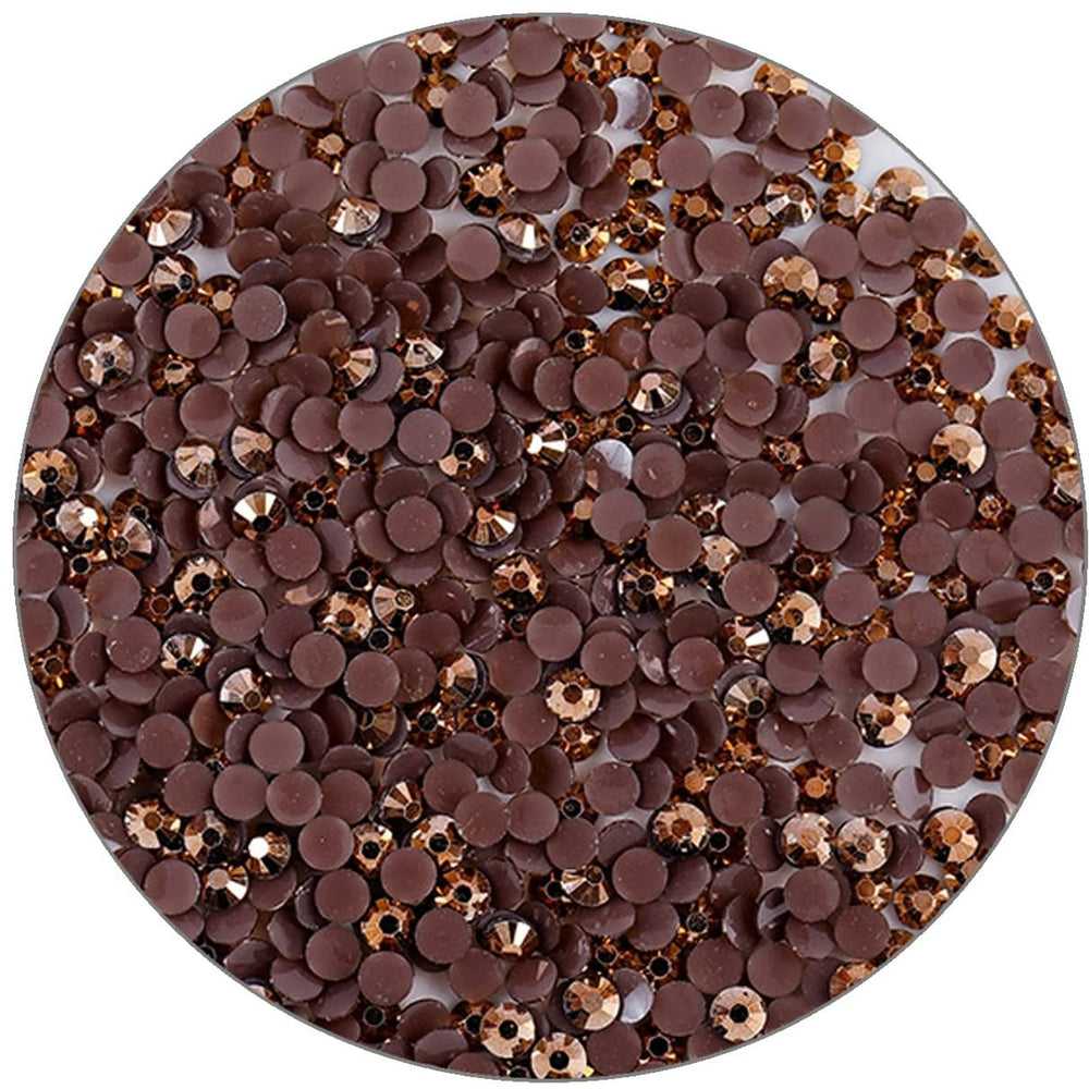 Kdkyy bronze rhinestones pack front showing quantity and color benefit sparkle